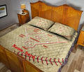 Ohaprints-Quilt-Bed-Set-Pillowcase-Baseball-Field-Positions-Sport-Unique-Gift-Idea-Beige-Custom-Personalized-Name-Blanket-Bedspread-Bedding-937-Queen (80'' x 90'')