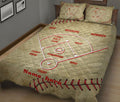 Ohaprints-Quilt-Bed-Set-Pillowcase-Baseball-Field-Positions-Sport-Unique-Gift-Idea-Beige-Custom-Personalized-Name-Blanket-Bedspread-Bedding-937-King (90'' x 100'')