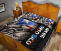 Ohaprints-Quilt-Bed-Set-Pillowcase-Puerto-Rico-Flag-Puerto-Rican-Coqui-Striped-Star-Custom-Personalized-Name-Blanket-Bedspread-Bedding-1089-Queen (80'' x 90'')