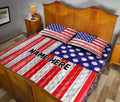 Ohaprints-Quilt-Bed-Set-Pillowcase-Baseball-American-Us-Flag-Sport-Gift-Idea-July-4Th-Custom-Personalized-Name-Blanket-Bedspread-Bedding-2103-Queen (80'' x 90'')