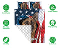 Ohaprints-Quilt-Bed-Set-Pillowcase-German-Shepherd-Patriot-July-4Th-American-Us-Flag-Custom-Personalized-Name-Blanket-Bedspread-Bedding-348-Double (70'' x 80'')