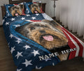 Ohaprints-Quilt-Bed-Set-Pillowcase-Yorkshire-Terrier-Yorkie-Patriot-American-Us-Flag-Custom-Personalized-Name-Blanket-Bedspread-Bedding-1521-Throw (55'' x 60'')