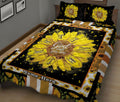 Ohaprints-Quilt-Bed-Set-Pillowcase-God-Says-You-Are-Sunflower-Custom-Personalized-Name-Blanket-Bedspread-Bedding-1231-King (90'' x 100'')