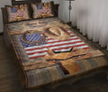 Ohaprints-Quilt-Bed-Set-Pillowcase-Horse-Lover-Saddle-Western-Cowboy-Cowgirl-Hat-Custom-Personalized-Name-Blanket-Bedspread-Bedding-2953-Throw (55'' x 60'')