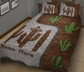 Ohaprints-Quilt-Bed-Set-Pillowcase-Cactus-Wild-West-Gift-For-Western-Cowgirl-Custom-Personalized-Name-Blanket-Bedspread-Bedding-1248-King (90'' x 100'')