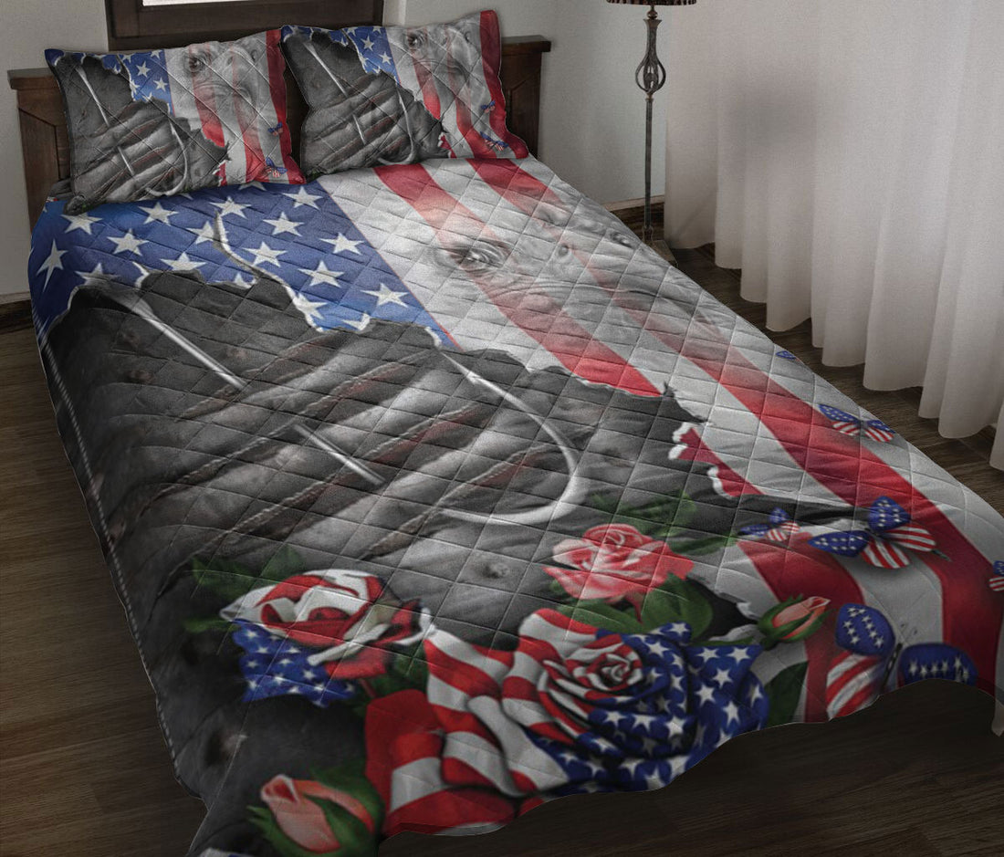 Ohaprints-Quilt-Bed-Set-Pillowcase-Fishing-Fisherman-Proud-Nation-Patriotic-American-Us-Flag-4-Of-July-Floral-Blanket-Bedspread-Bedding-2516-Throw (55'' x 60'')