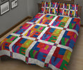 Ohaprints-Quilt-Bed-Set-Pillowcase-Lgbtq-Lgbtgay-Lesbian-Support-Love-Is-Love-Love-Wins-Rainbow-Flag-Heart-Blanket-Bedspread-Bedding-2517-King (90'' x 100'')