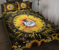 Ohaprints-Quilt-Bed-Set-Pillowcase-Elephant-Sunflower-You-Are-My-Sunshine-Floral-Pattern-Gift-For-Dolphin-Lover-Blanket-Bedspread-Bedding-760-Throw (55'' x 60'')