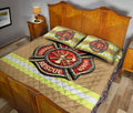 Ohaprints-Quilt-Bed-Set-Pillowcase-Proud-Firefighter-Uniform-Back-The-Red-Thin-Red-Line-Custom-Personalized-Name-Blanket-Bedspread-Bedding-1928-Queen (80'' x 90'')