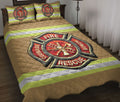 Ohaprints-Quilt-Bed-Set-Pillowcase-Proud-Firefighter-Uniform-Back-The-Red-Thin-Red-Line-Gift-For-Fireman-Blanket-Bedspread-Bedding-3030-Throw (55'' x 60'')