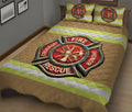 Ohaprints-Quilt-Bed-Set-Pillowcase-Proud-Firefighter-Uniform-Back-The-Red-Thin-Red-Line-Gift-For-Fireman-Blanket-Bedspread-Bedding-3030-King (90'' x 100'')