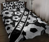 Ohaprints-Quilt-Bed-Set-Pillowcase-Soccer-Ball-Pattern-Gift-Sport-Lover-Custom-Personalized-Name-Number-Blanket-Bedspread-Bedding-3364-Throw (55&#39;&#39; x 60&#39;&#39;)