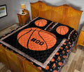 Ohaprints-Quilt-Bed-Set-Pillowcase-Basketball-Orange-Ball-Sport-Lover-Custom-Personalized-Name-Number-Blanket-Bedspread-Bedding-3392-King (90'' x 100'')