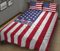 Ohaprints-Quilt-Bed-Set-Pillowcase-American-National-Flag-United-States-Us-Patriotic-Custom-Personalized-Name-Blanket-Bedspread-Bedding-698-King (90'' x 100'')