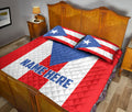 Ohaprints-Quilt-Bed-Set-Pillowcase-Puerto-Rico-Flag-Puerto-Rican-Striped-Star-Custom-Personalized-Name-Blanket-Bedspread-Bedding-617-Queen (80'' x 90'')