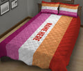 Ohaprints-Quilt-Bed-Set-Pillowcase-Lesbian-Flags-Lgbt-Lgbtq-Pride-Love-Is-Love-Love-Wins-Custom-Personalized-Name-Blanket-Bedspread-Bedding-2531-King (90'' x 100'')