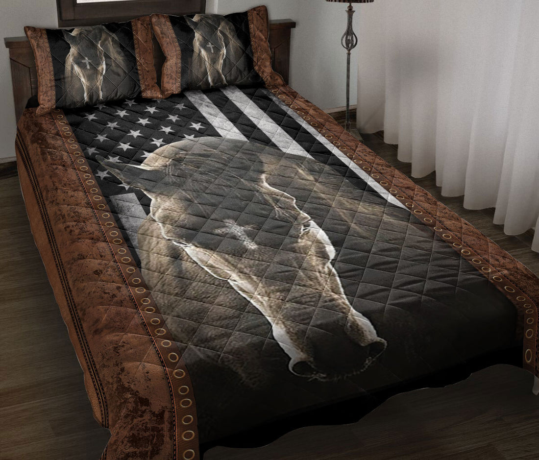 Ohaprints-Quilt-Bed-Set-Pillowcase-Horse-Jesus-Cross-Boho-Brown-Pattern-Unique-Gift-For-Horse-Animal-Lover-Cowboy-Blanket-Bedspread-Bedding-2012-Throw (55'' x 60'')