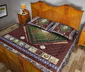Ohaprints-Quilt-Bed-Set-Pillowcase-Baseball-Ball-Field-Touchdown-Unique-Gift-For-Baseball-Player-Sports-Lover-Blanket-Bedspread-Bedding-846-Queen (80'' x 90'')