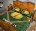 Ohaprints-Quilt-Bed-Set-Pillowcase-Softball-Ball-Field-Unique-Gift-For-Sports-Lover-Custom-Personalized-Name-Blanket-Bedspread-Bedding-2360-Queen (80'' x 90'')