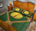 Ohaprints-Quilt-Bed-Set-Pillowcase-Softball-Ball-Field-Unique-Gift-For-Sports-Lover-Men-Women-Friend-Kids-Blanket-Bedspread-Bedding-848-Queen (80'' x 90'')
