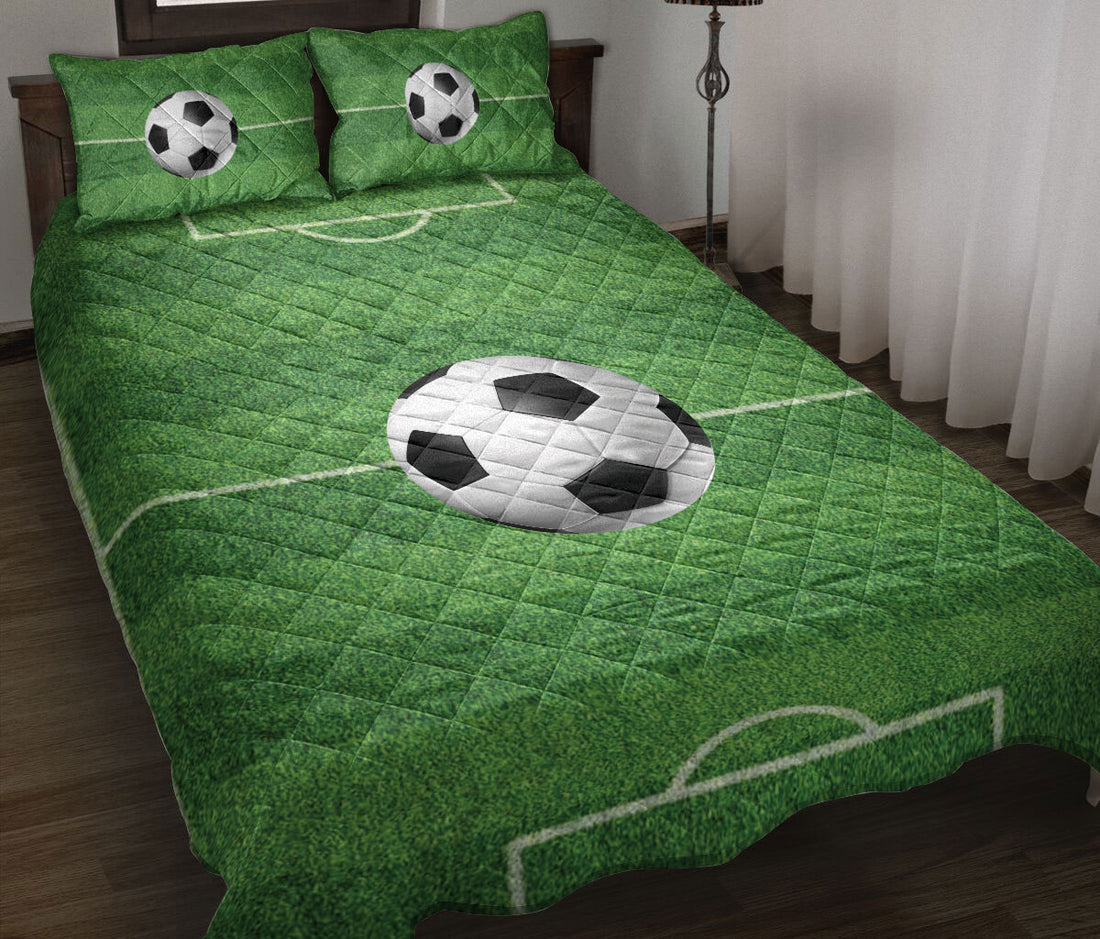 Ohaprints-Quilt-Bed-Set-Pillowcase-Soccer-Ball-Field-Unique-Gift-For-Sports-Lover-Men-Women-Friend-Kids-Blanket-Bedspread-Bedding-1428-Throw (55'' x 60'')