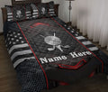 Ohaprints-Quilt-Bed-Set-Pillowcase-Golf-Black-Carbon-Pattern-Gift-For-Sports-Lover-Custom-Personalized-Name-Blanket-Bedspread-Bedding-1429-Throw (55'' x 60'')