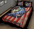 Ohaprints-Quilt-Bed-Set-Pillowcase-Fishing-Proud-Nation-Patriotic-American-Us-Flag-Custom-Personalized-Name-Blanket-Bedspread-Bedding-2361-King (90'' x 100'')