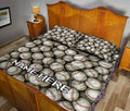 Ohaprints-Quilt-Bed-Set-Pillowcase-Baseball-White-Ball-Vintage-Pattern-Sport-Lover-Gift-Custom-Personalized-Name-Blanket-Bedspread-Bedding-1524-Queen (80'' x 90'')
