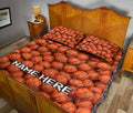 Ohaprints-Quilt-Bed-Set-Pillowcase-Basketball-Orange-Ball-Pattern-Sports-Lover-Gift-Custom-Personalized-Name-Blanket-Bedspread-Bedding-2109-Queen (80'' x 90'')