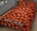 Ohaprints-Quilt-Bed-Set-Pillowcase-Basketball-Orange-Ball-Pattern-Sports-Lover-Gift-Custom-Personalized-Name-Blanket-Bedspread-Bedding-2109-King (90'' x 100'')