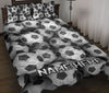 Ohaprints-Quilt-Bed-Set-Pillowcase-Soccer-Black-&amp;-White-Ball-Pattern-Sports-Lover-Gift-Custom-Personalized-Name-Blanket-Bedspread-Bedding-2703-Throw (55&#39;&#39; x 60&#39;&#39;)