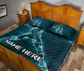 Ohaprints-Quilt-Bed-Set-Pillowcase-Baseball-Batter-Blue-Light-Pattern-Sport-Lover-Gift-Custom-Personalized-Name-Blanket-Bedspread-Bedding-944-Queen (80'' x 90'')