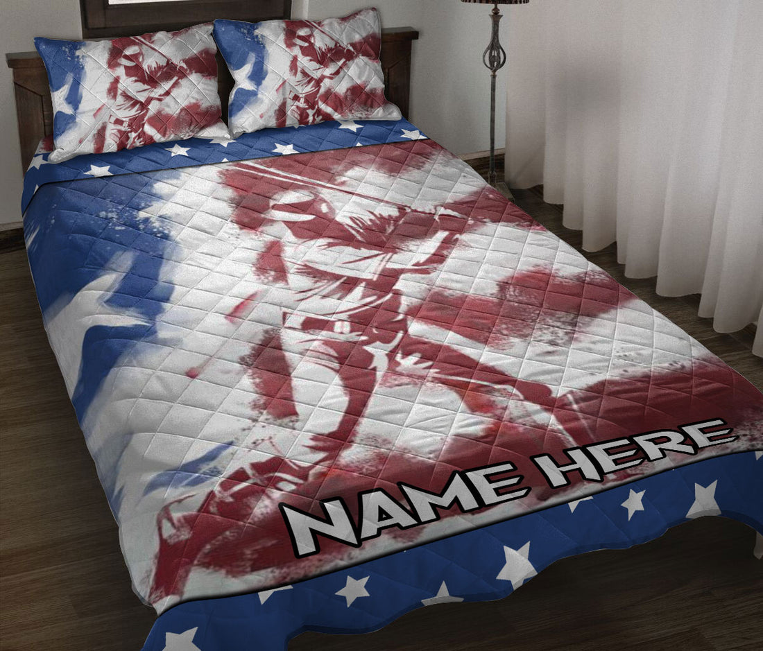 Ohaprints-Quilt-Bed-Set-Pillowcase-Baseball-Batter-American-Us-Flag-Sport-Lover-Gift-Custom-Personalized-Name-Blanket-Bedspread-Bedding-353-Throw (55'' x 60'')