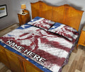 Ohaprints-Quilt-Bed-Set-Pillowcase-Baseball-Batter-American-Us-Flag-Sport-Lover-Gift-Custom-Personalized-Name-Blanket-Bedspread-Bedding-353-Queen (80'' x 90'')