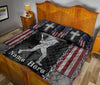 Ohaprints-Quilt-Bed-Set-Pillowcase-Softball-Batter-Christian-Jesus-Cross-American-Flag-Custom-Personalized-Name-Blanket-Bedspread-Bedding-2706-Queen (80&#39;&#39; x 90&#39;&#39;)