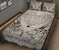 Ohaprints-Quilt-Bed-Set-Pillowcase-The-Day-I-Met-You-Skull-Skeleton-Hand-Gift-For-Couple-Custom-Personalized-Name-Blanket-Bedspread-Bedding-2114-King (90'' x 100'')