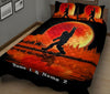 Ohaprints-Quilt-Bed-Set-Pillowcase-Bigfoot-&amp;-Red-Full-Moon-Love-Sign-Black-Custom-Personalized-Name-Blanket-Bedspread-Bedding-357-King (90&#39;&#39; x 100&#39;&#39;)