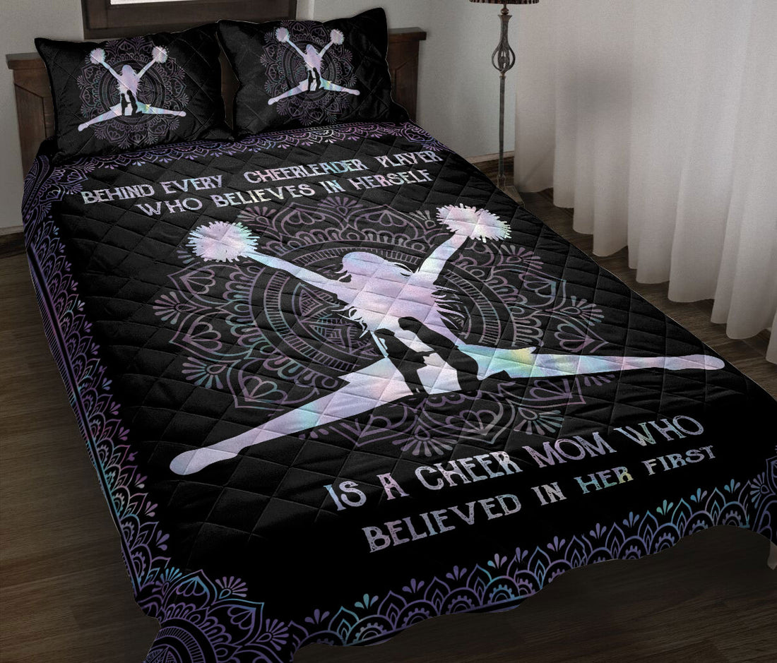 Ohaprints-Quilt-Bed-Set-Pillowcase-Behind-Cheerleader-Is-Mom-Believe-In-Her-Blanket-Bedspread-Bedding-2541-King (90'' x 100'')