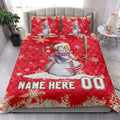 Ohaprints-Quilt-Bed-Set-Pillowcase-Baseball-Snowman-Christmas-Gift-Custom-Personalized-Name-Number-Blanket-Bedspread-Bedding-4259-King (90'' x 100'')