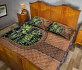 Ohaprints-Quilt-Bed-Set-Pillowcase-Country-Girl-Deer-Hunting-Green-Camo-Deer-Horn-Blanket-Bedspread-Bedding-2041-Queen (80'' x 90'')