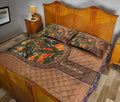 Ohaprints-Quilt-Bed-Set-Pillowcase-Country-Girl-Deer-Hunting-Orange-Camo-Deer-Horn-Custom-Personalized-Name-Blanket-Bedspread-Bedding-2635-Queen (80'' x 90'')