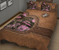 Ohaprints-Quilt-Bed-Set-Pillowcase-Country-Girl-Deer-Hunting-Pink-Camo-Deer-Horn-Blanket-Bedspread-Bedding-876-King (90'' x 100'')