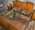 Ohaprints-Quilt-Bed-Set-Pillowcase-Country-Girl-Deer-Hunting-Camo-Pattern-Deer-Horn-Blanket-Bedspread-Bedding-1456-Queen (80'' x 90'')