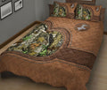 Ohaprints-Quilt-Bed-Set-Pillowcase-Country-Girl-Deer-Hunting-Camo-Pattern-Deer-Horn-Blanket-Bedspread-Bedding-1456-King (90'' x 100'')