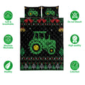 Ohaprints-Quilt-Bed-Set-Pillowcase-Tractor-Farm-Country-Life-Ugly-Chrismas-Pattern-Gift-For-Farmer-Blanket-Bedspread-Bedding-3992-Double (70'' x 80'')