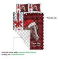 Ohaprints-Quilt-Bed-Set-Pillowcase-Horse-Santa-Hat-With-Christmas-Letter-Custom-Personalized-Name-Blanket-Bedspread-Bedding-4008-Queen (80'' x 90'')