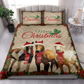 Ohaprints-Quilt-Bed-Set-Pillowcase-Merry-Christmas-Horse-With-Santa-Hat-Gift-For-Horse-Lover-Blanket-Bedspread-Bedding-4024-King (90'' x 100'')