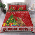 Ohaprints-Quilt-Bed-Set-Pillowcase-Goldendoodle-Christmas-Tree-String-Light-Custom-Personalized-Name-Blanket-Bedspread-Bedding-4069-King (90'' x 100'')