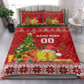 Ohaprints-Quilt-Bed-Set-Pillowcase-Softball-Christmas-Tree-String-Light-Custom-Personalized-Name-Number-Blanket-Bedspread-Bedding-4077-King (90'' x 100'')