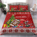 Ohaprints-Quilt-Bed-Set-Pillowcase-Football-Christmas-Tree-String-Light-Custom-Personalized-Name-Number-Blanket-Bedspread-Bedding-4078-King (90'' x 100'')